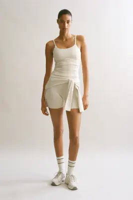 Top de sport avec soutien-gorge intégré SoftMove™ - Ivoire — photo 1