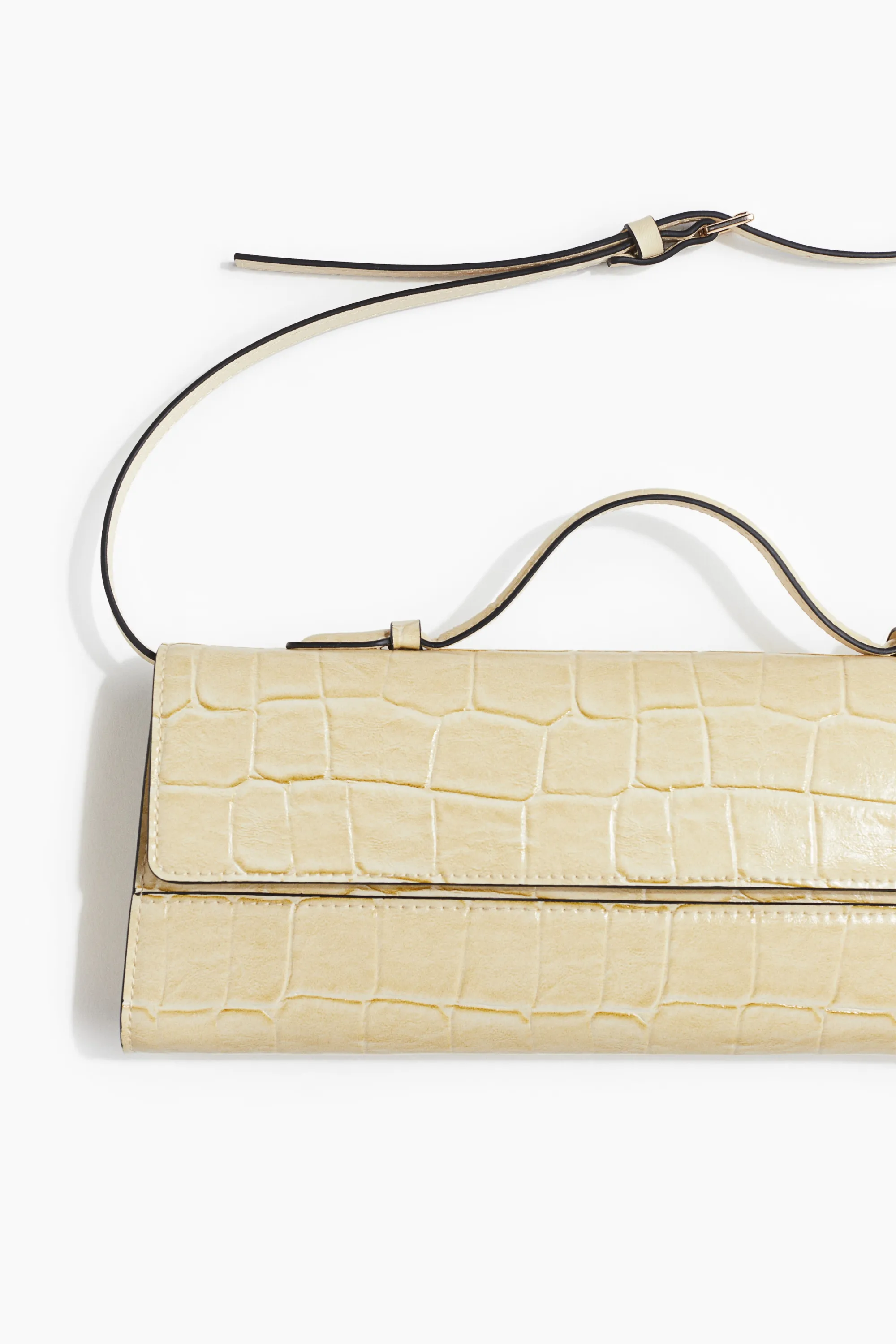 Sac crossbody rectangulaire - Beige clair