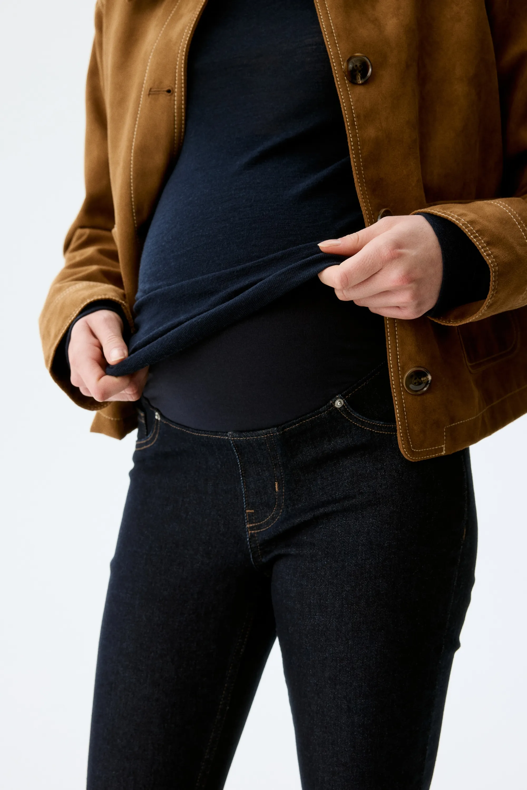 MAMA Skinny Jeans - Bleu denim foncé