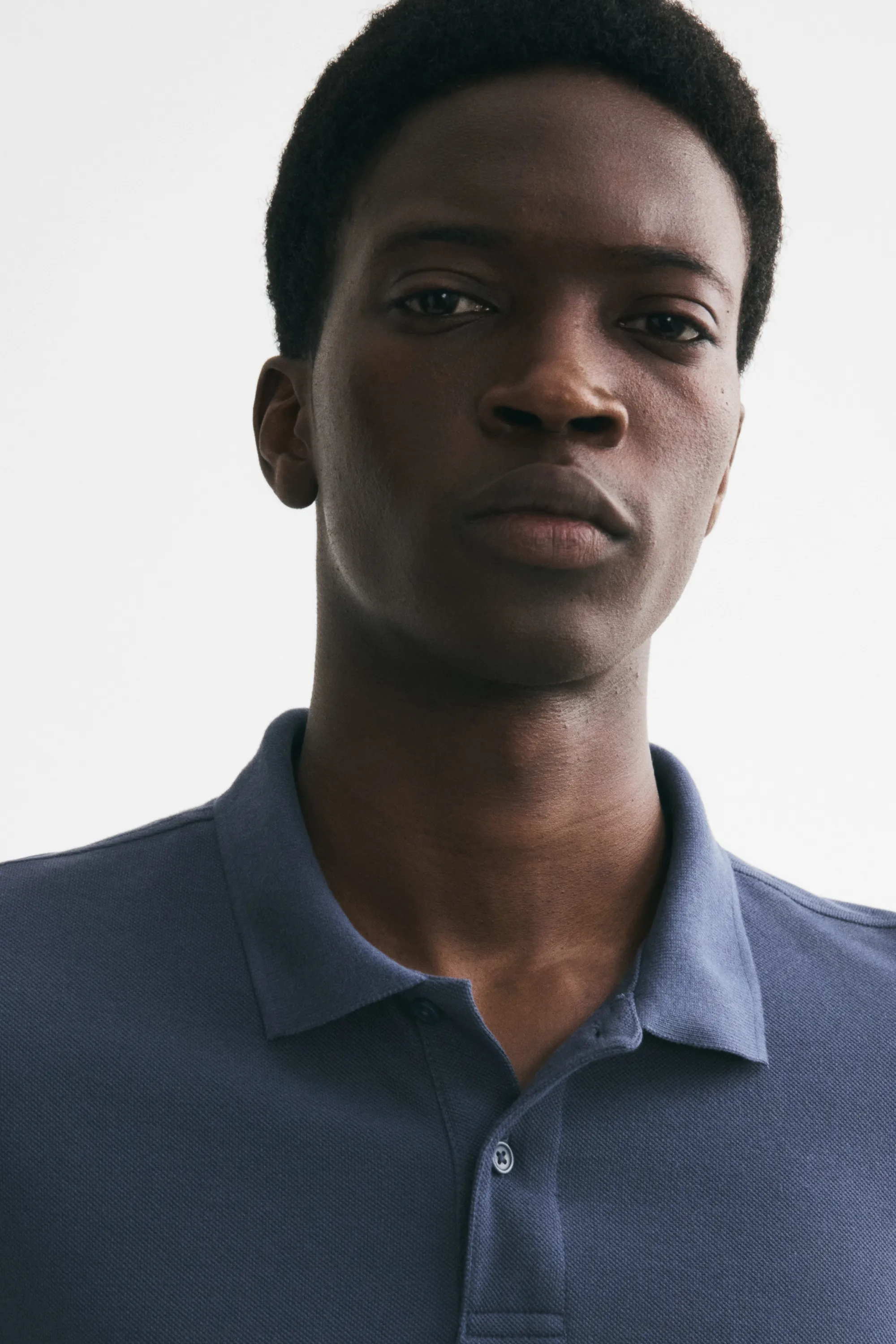 Polo Regular Fit - Bleu foncé/Established