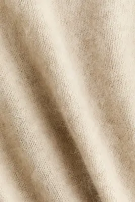Pull en laine - Beige clair — photo 4