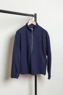 De Dam Foundation – Virgin Wool Fleece 26FW-FL-WV-01 – Navy — photo 3