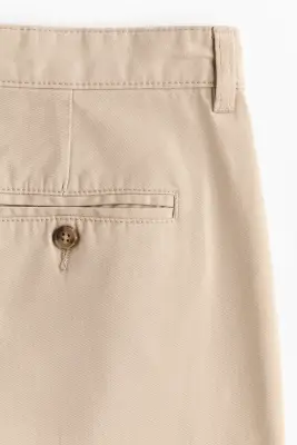 Chino Relaxed Fit en twill de coton - Beige — photo 3