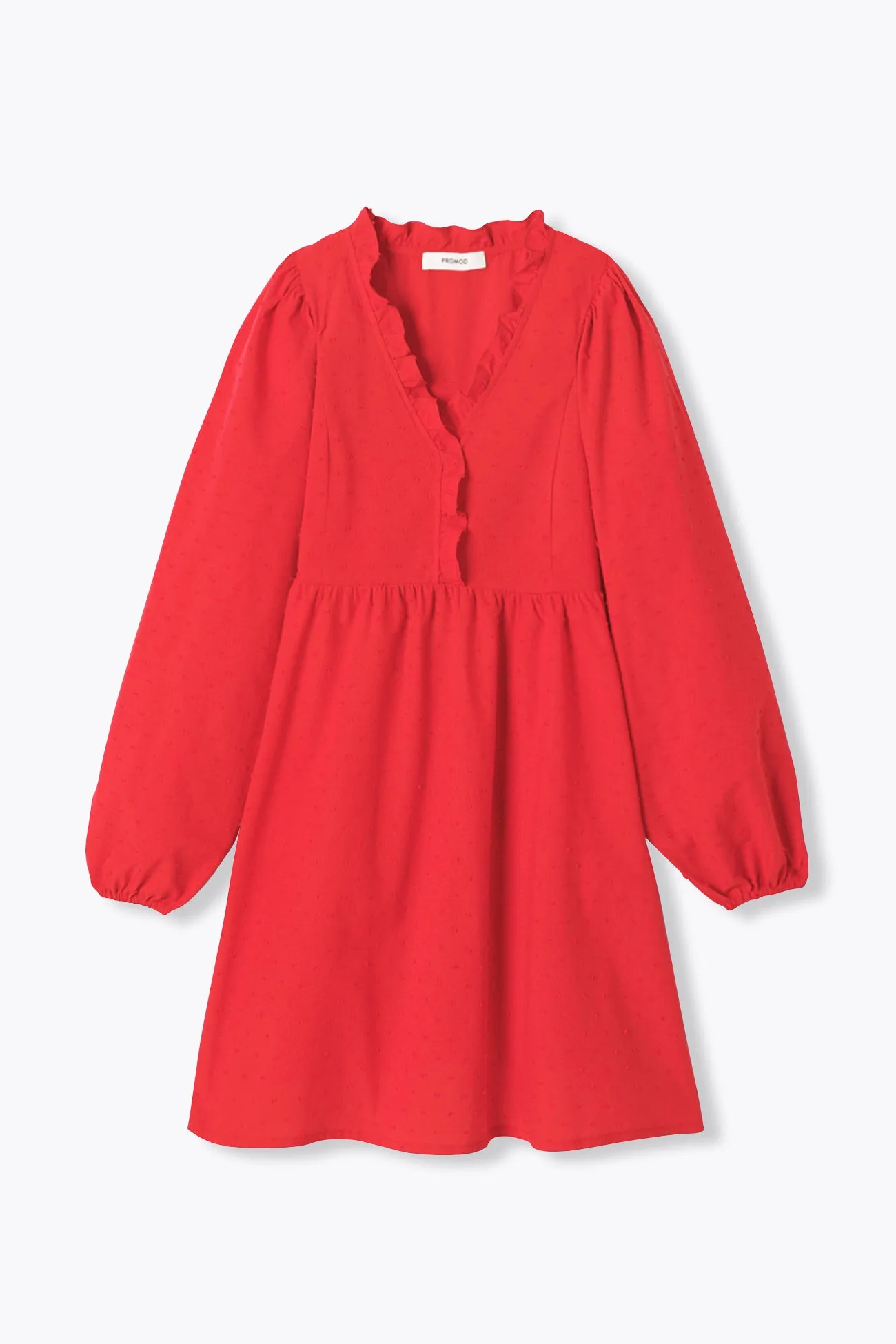 Robe unie plumetis Femme