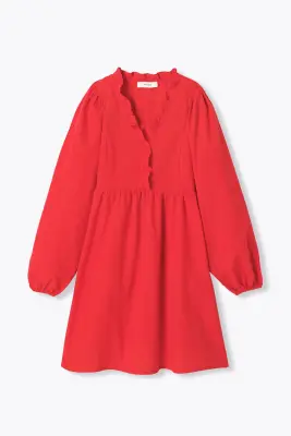 Robe unie plumetis Femme — photo 1