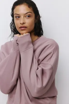 Sweat oversize - Violet ancien — photo 3