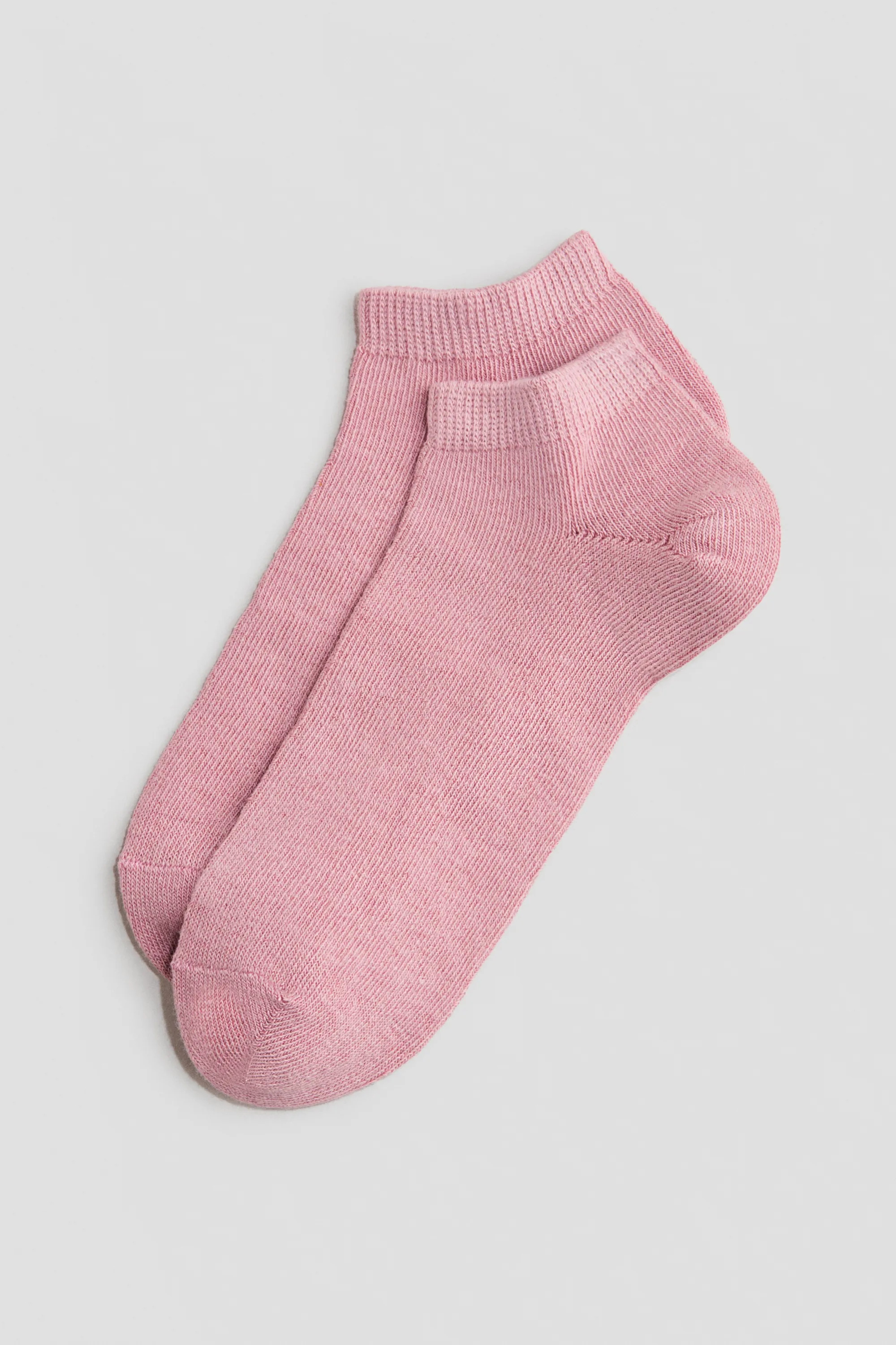 Lot de 10 paires de chaussettes invisibles - Rose ancien/gris foncé