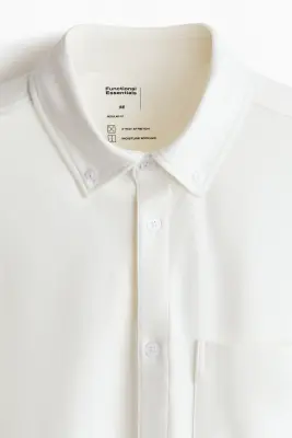 Chemise Four-way Stretch - Blanc — photo 5