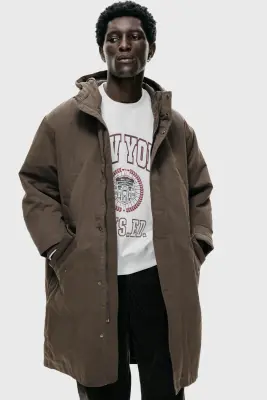Parka matelassée - Vert kaki foncé — photo 1