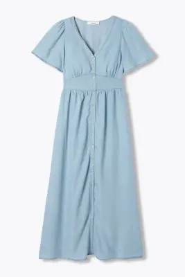 Robe longue en lyocell Femme — photo 1
