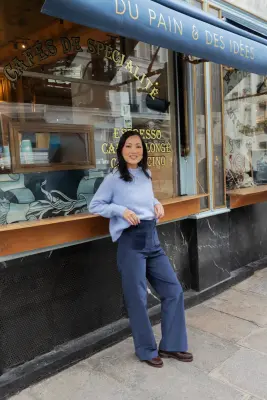 Pantalon Gwenn - marine — photo 5