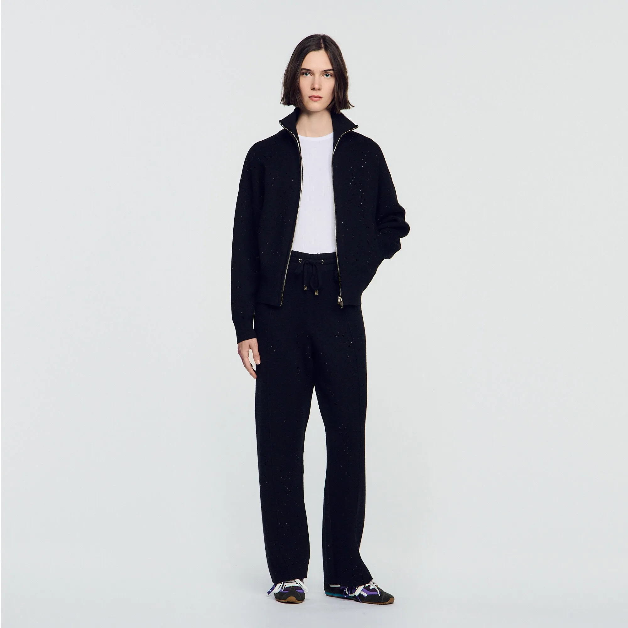 Pantalon de jogging à strass