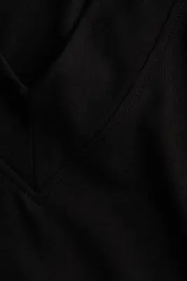 Top en jersey avec encolure en V - Noir — photo 4