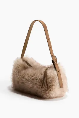 Sac porté épaule - Beige — photo 1