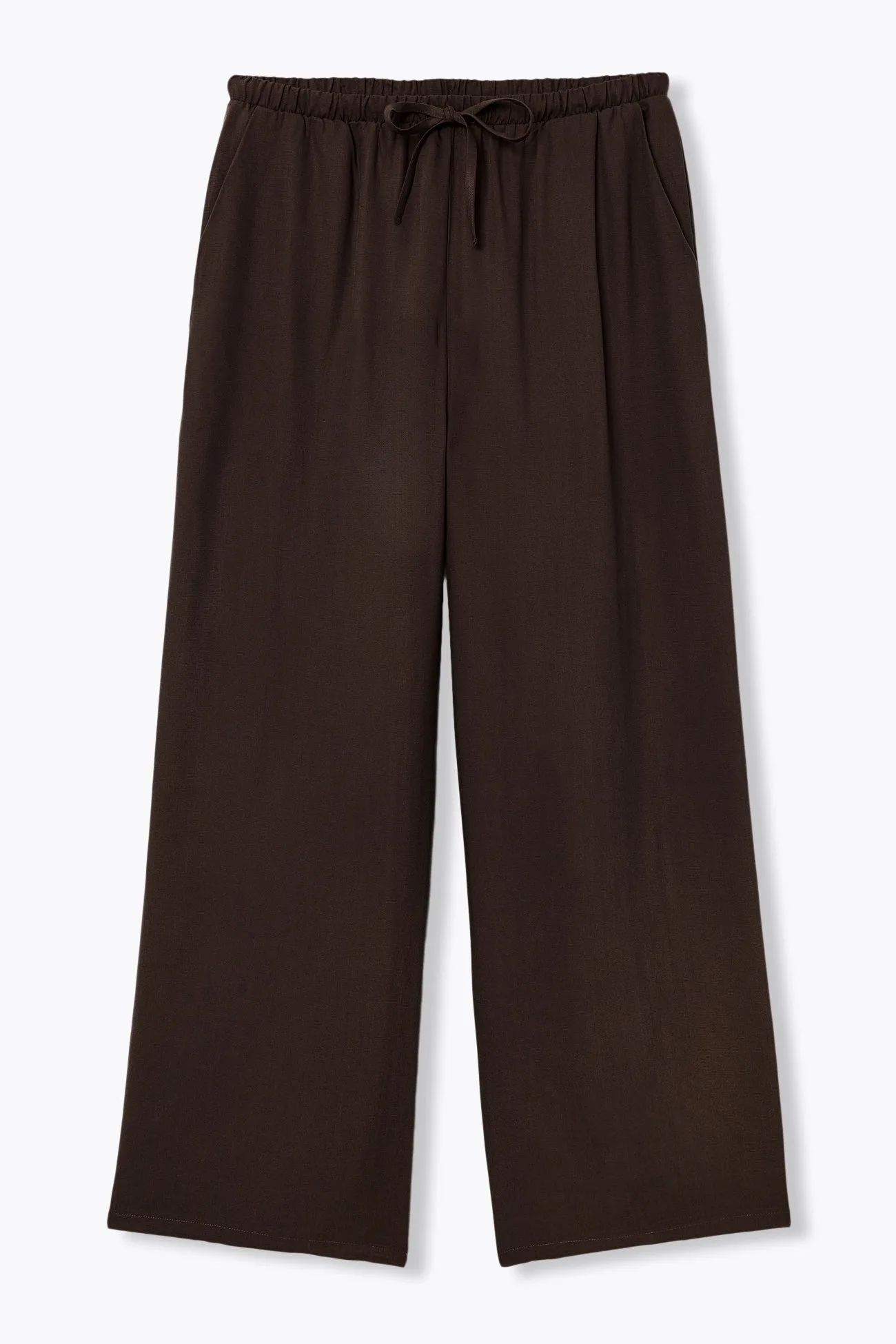 Pantalon large uni Femme