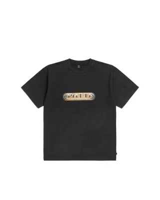 Gilded Acid Washed T-Shirt Black — photo 1