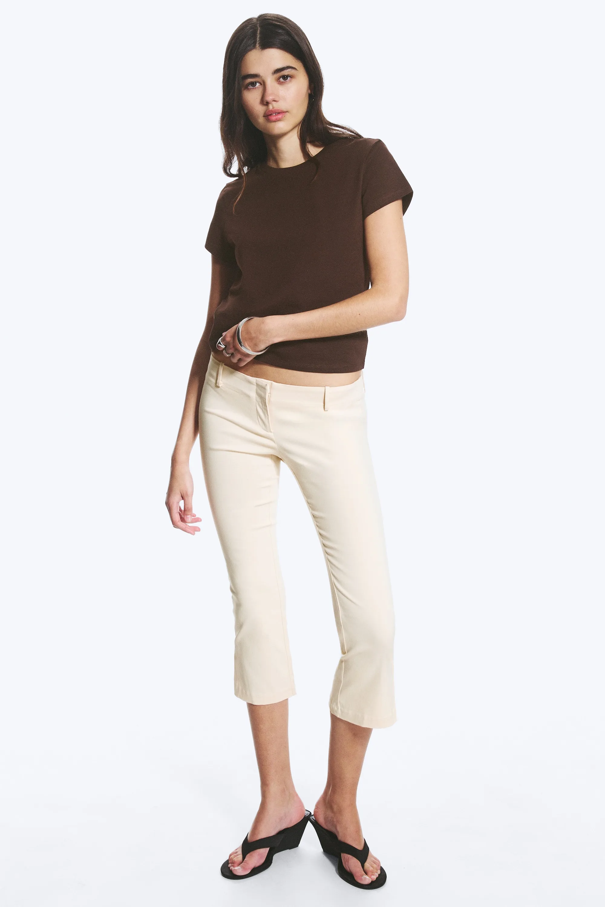 Mini T-shirt coupe standard - Marron