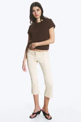 Mini T-shirt coupe standard - Marron — photo 1