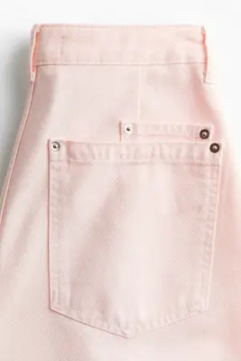 Short Bermuda en denim - Rose clair — photo 4