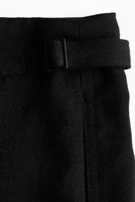 Wide tailored trousers - Noir — photo 5