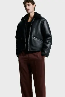 Pantalon de costume Regular Fit - Bordeaux chiné — photo 2