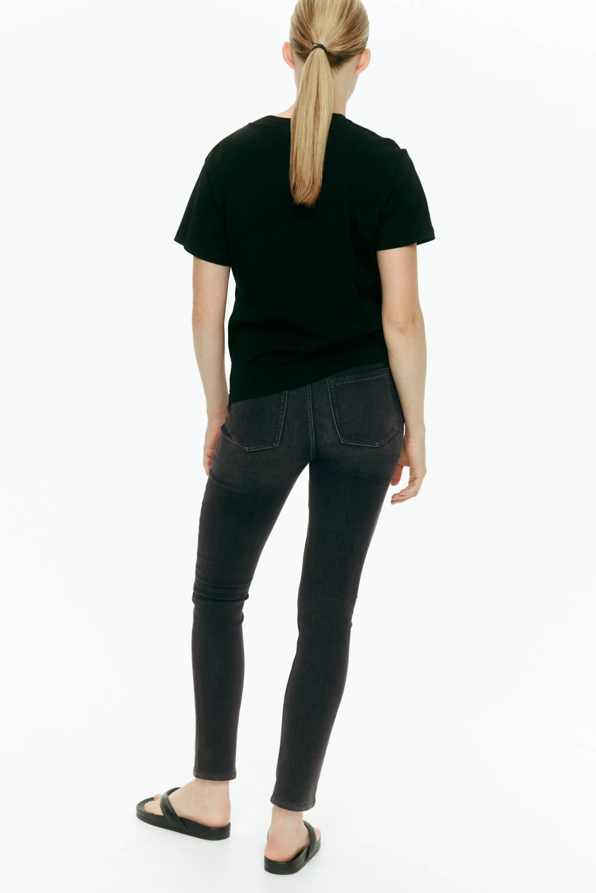 MAMA Skinny Jeans - Noir denim