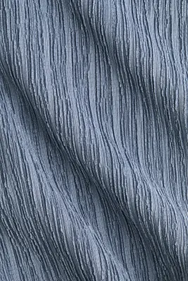 Pantalon froissé avec cordon de serrage - Bleu ancien — photo 4