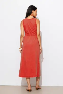 Robe-débardeur unie Femme — photo 4