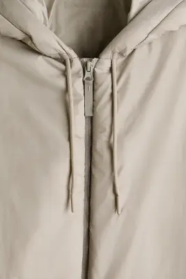 Veste matelassée coupe-vent et déperlante - Beige clair — photo 5