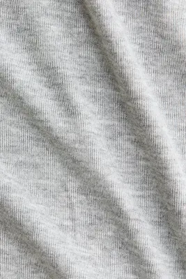 Top froncé en viscose - Gris clair chiné — photo 3