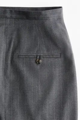 Jupe crayon - Gris/rayures tennis — photo 2