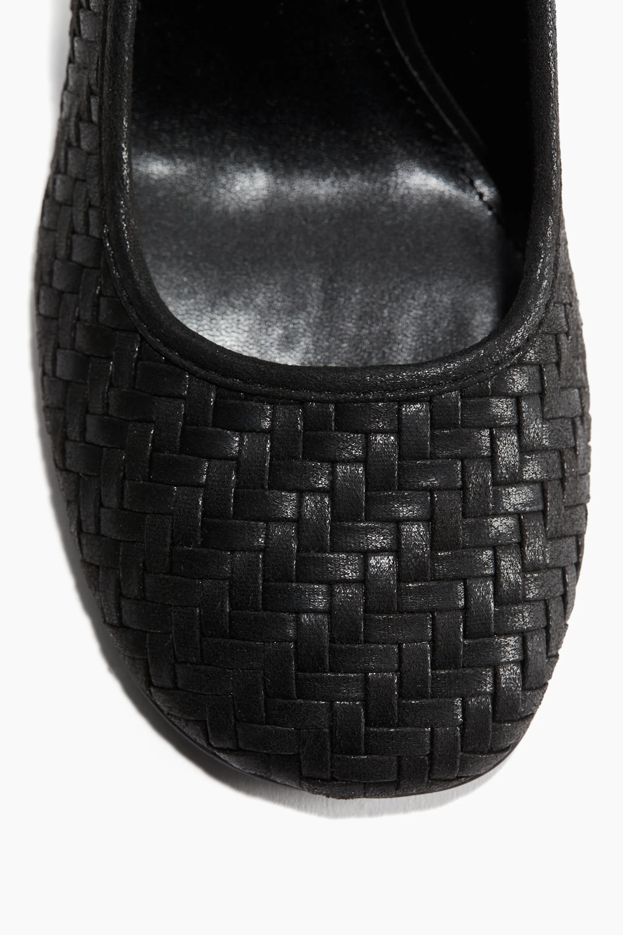 Escarpins tressés - Noir