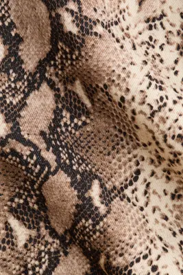 Short chic à motif - Beige/motif peau de serpent — photo 2