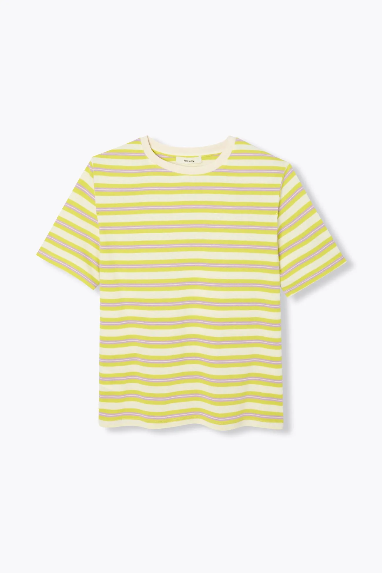 T-shirt rayé en jersey Femme