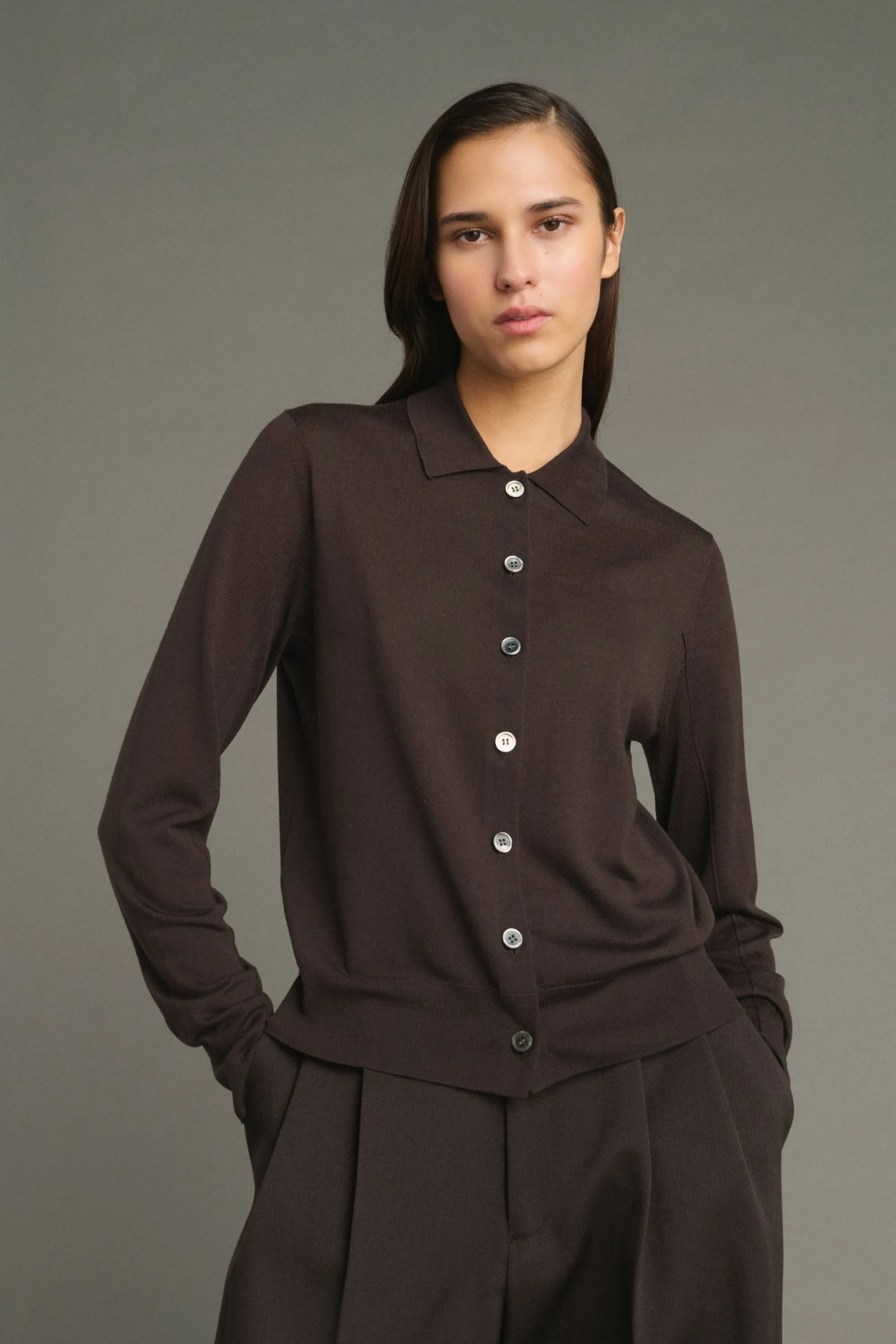 CARDIGAN HAILEY CHOCOLAT