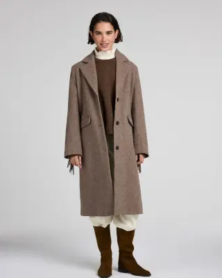 Manteau Marcella châtaigne — photo 2