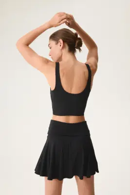 Jupe de tennis corolle - Noir — photo 3