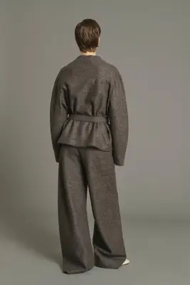 PANTALON GIBSON TAUPE CHINÉ — photo 2