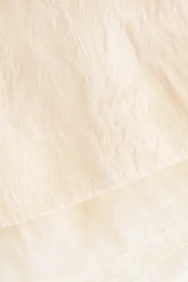 Robe courte à bretelles fines - Crème — photo 4