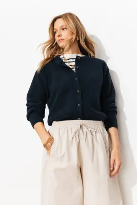 Cardigan enrichi en laine — photo 2