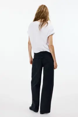 Baggy Low Waist Jeans - Noir denim — photo 2