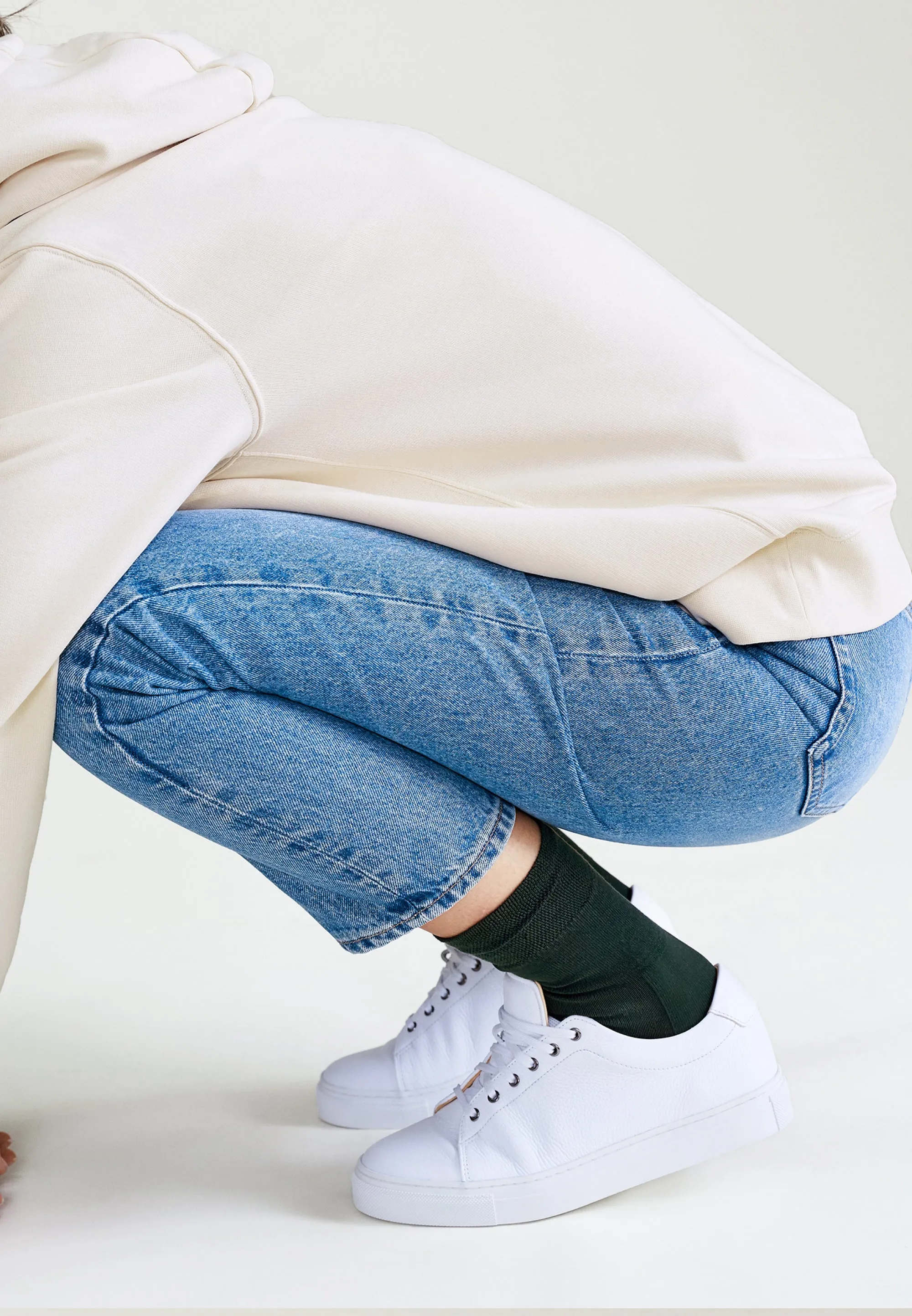 Les chaussettes en coton - Vert sapin