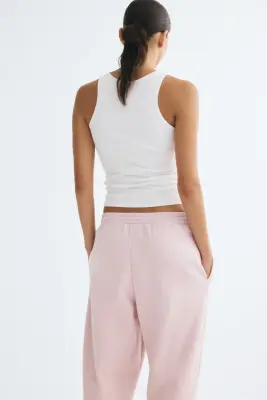 Pantalon en molleton - Rose ancien clair — photo 2