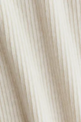 Ensemble 2 pièces en maille côtelée - Beige clair — photo 5