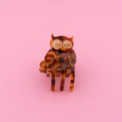 Mini pince à cheveux Hibou Coucou Suzette — photo 1