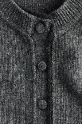 Gilet en laine mérinos - Gris chiné — photo 4