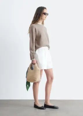 Pull décontracté en maille - Beige taupe — photo 4
