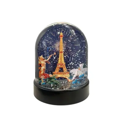 Boule à Neige Tour Eiffel Nuit — photo 2