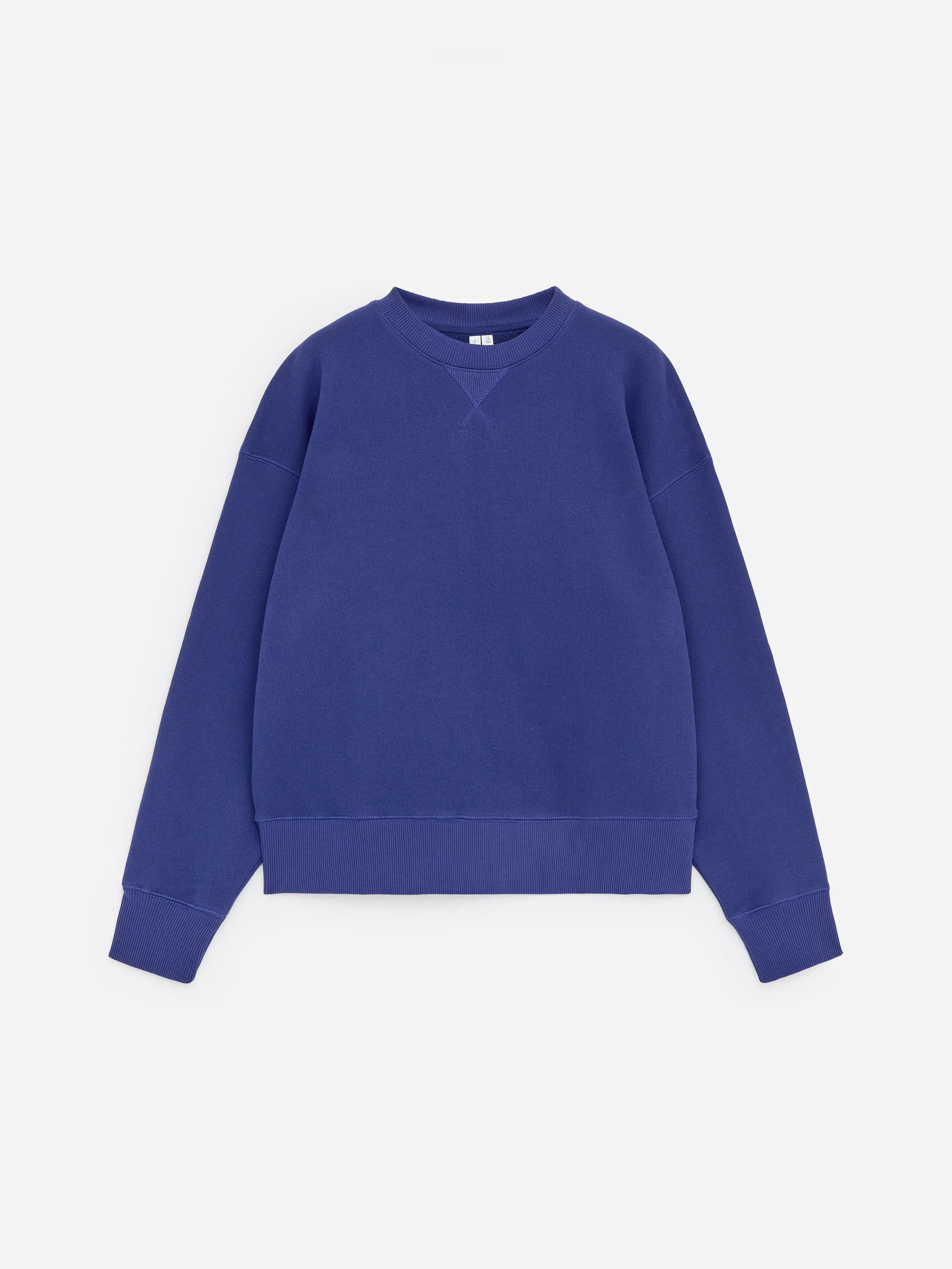 Sweat décontracté en tissu éponge - Bleu