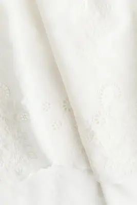 Blouse avec broderie anglaise - Blanc — photo 3